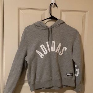 Cropped adidas hoodie